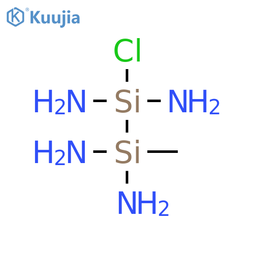 1,1,2,2-Disilanetetramine, 1-chloro-2-methyl- structure