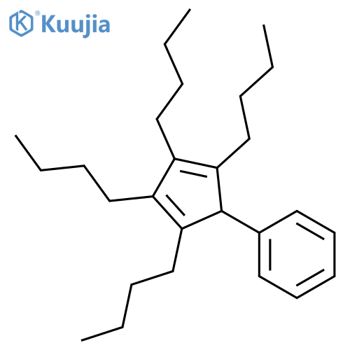 Benzene, (2,3,4,5-tetrabutyl-2,4-cyclopentadien-1-yl)- structure
