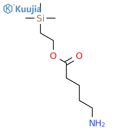 Pentanoic acid, 5-amino-, 2-(trimethylsilyl)ethyl ester structure