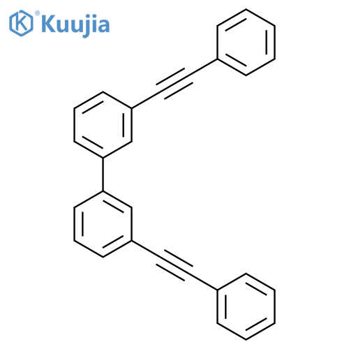 1,1'-BIPHENYL, 3,3'-BIS(PHENYLETHYNYL)- structure