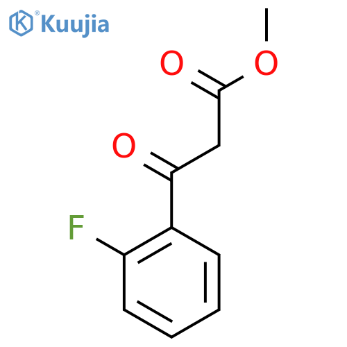 Methyl 2-fluorobenzoylacetate structure