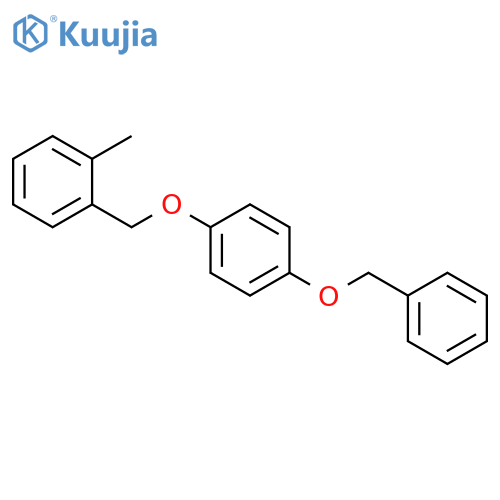Benzene, 1-[(2-methylphenyl)methoxy]-4-(phenylmethoxy)- structure