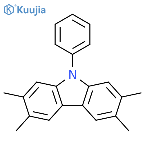 9H-Carbazole, 2,3,6,7-tetramethyl-9-phenyl- structure