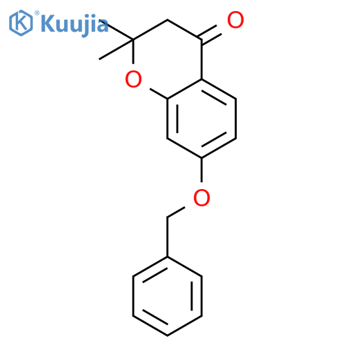 7-(benzyloxy)-2,2-dimethylchroman-4-one structure