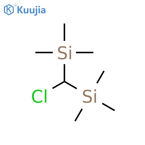 Silane,1,1'-(chloromethylene)bis[1,1,1-trimethyl- structure