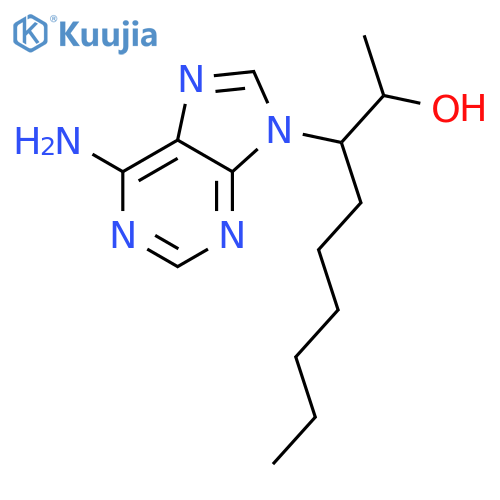 9H-Purine-9-ethanol,6-amino-b-hexyl-a-methyl- structure