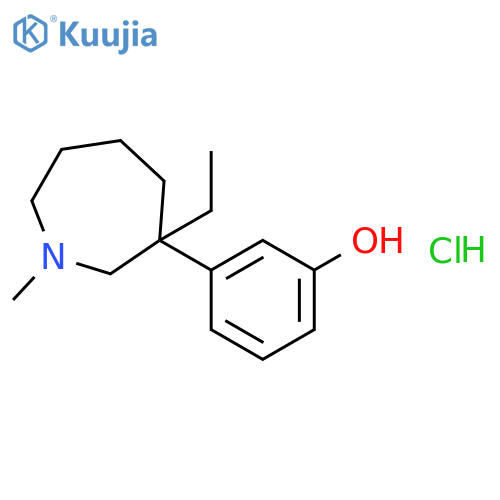 Meptazinol hydrochloride structure