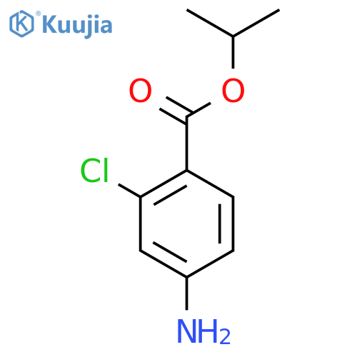 Propan-2-yl 4-amino-2-chlorobenzoate structure