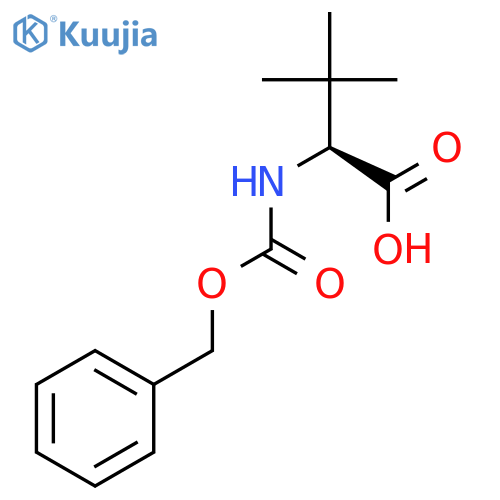 (2s)-2-{(Benzyloxy)CarbonylAmino}-3,3-Dimethylbutanoic Acid structure