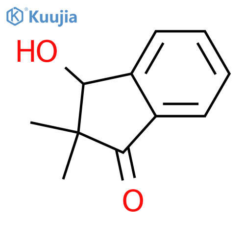 3-Hydroxy-2,2-dimethyl-1-indanone structure