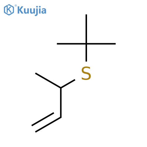 1-BUTENE, 3-[(1,1-DIMETHYLETHYL)THIO]- structure