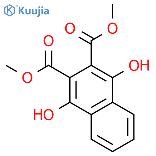 2,3-Naphthalenedicarboxylic acid, 1,4-dihydroxy-, dimethyl ester structure