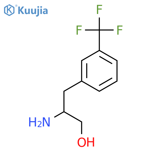2-amino-3-3-(trifluoromethyl)phenylpropan-1-ol structure