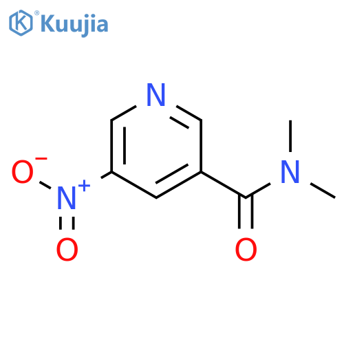 3-Pyridinecarboxamide, N,N-dimethyl-5-nitro- structure