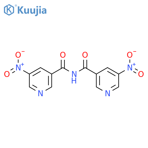 3-Pyridinecarboxamide, 5-nitro-N-[(5-nitro-3-pyridinyl)carbonyl]- structure