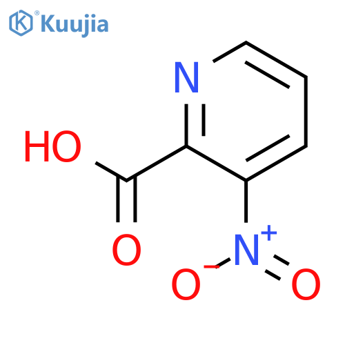 3-Nitropyridine-2-carboxylic acid structure