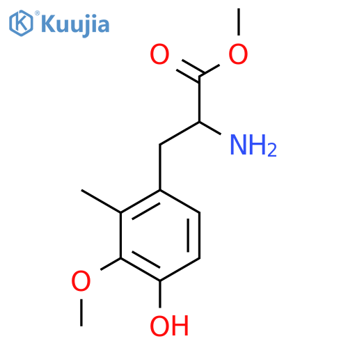methyl 2-amino-3-(3,4-dimethoxyphenyl)propanoate structure