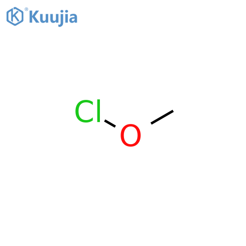 Hypochlorous acid,methyl ester (9CI) structure