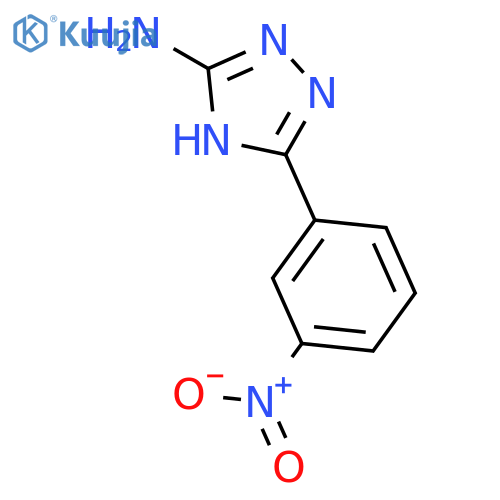 3-(3-nitrophenyl)-1H-1,2,4-triazol-5-amine structure