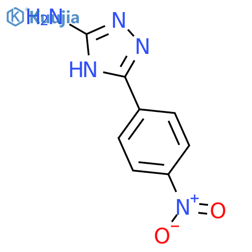 3-(4-nitrophenyl)-1H-1,2,4-triazol-5-amine structure