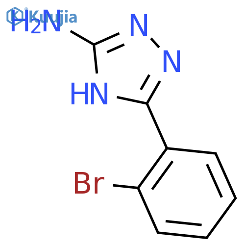 5-(2-Bromophenyl)-4H-1,2,4-triazol-3-amine structure