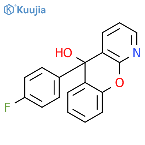 5H-[1]Benzopyrano[2,3-b]pyridin-5-ol, 5-(4-fluorophenyl)- structure