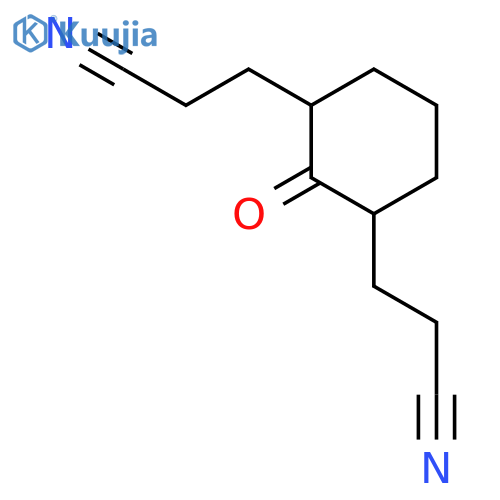 2-OXO-1,3-CYCLOHEXANEDIPROPIONITRILE structure