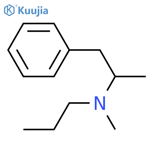 Benzeneethanamine, N,α-dimethyl-N-propyl- structure