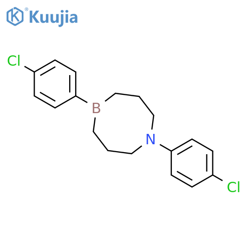 1,5-Azaborocine, 1,5-bis(4-chlorophenyl)octahydro- structure