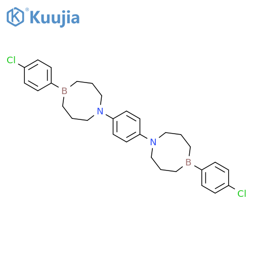 1,1'-(1,4-Phenylene)bis[5-(4-chlorophenyl)-1,5-azaborocane] structure