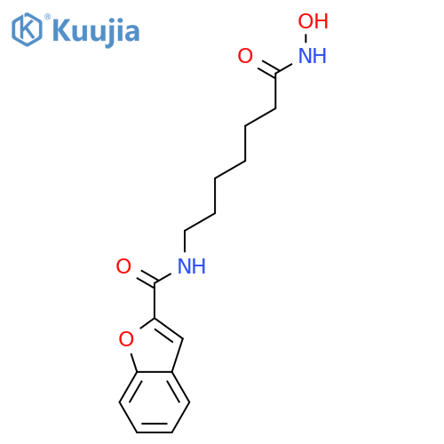 2-Benzofurancarboxamide, N-[7-(hydroxyamino)-7-oxoheptyl]- structure