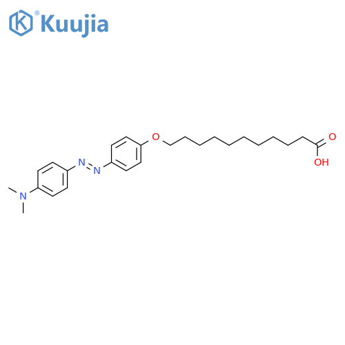 UNDECANOIC ACID, 11-[4-[[4-(DIMETHYLAMINO)PHENYL]AZO]PHENOXY]- structure