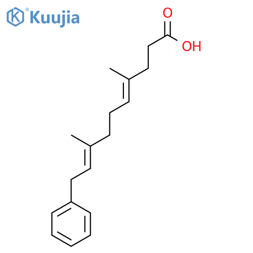 4,8-DECADIENOIC ACID, 4,8-DIMETHYL-10-PHENYL-, (4E,8E)- structure