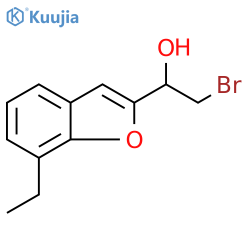 α-(Bromomethyl)-7-ethyl-2-benzofuranmethanol structure