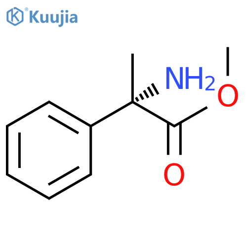 methyl (2S)-2-amino-2-phenylpropanoate structure