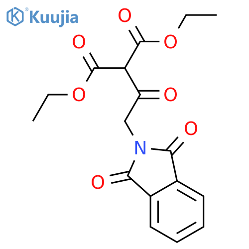 (N,N-phthaloyl-glycyl)-malonic acid diethyl ester structure