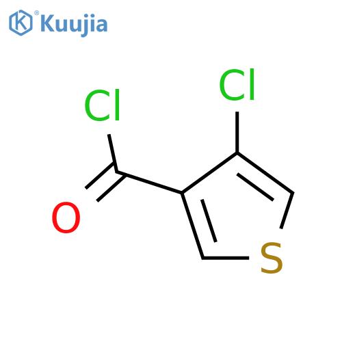 4-chlorothiophene-3-carbonyl chloride structure