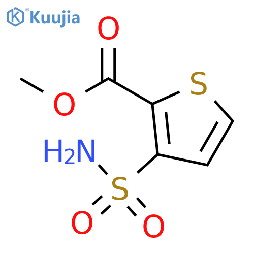 Methyl 3-Aminosulfonyl-2-thiopene Carboxylate structure