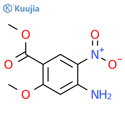 Methyl 4-amino-2-methoxy-5-nitrobenzoate structure