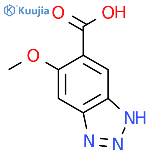 6-Methoxy-1H-benzotriazole-5-carboxylic Acid structure
