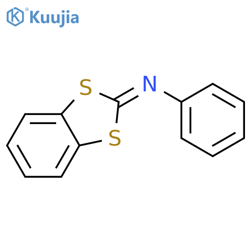 Benzenamine, N-1,3-benzodithiol-2-ylidene- structure
