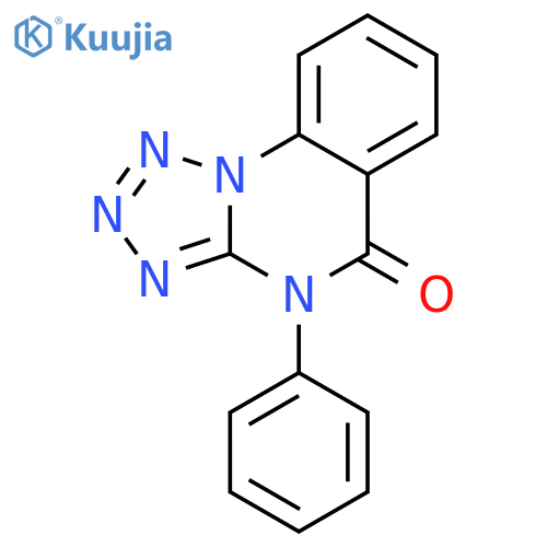 4-phenyl-4H,5H-1,2,3,4tetrazolo1,5-aquinazolin-5-one structure