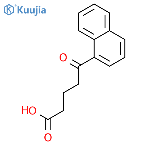 5-(1-naphthyl)-5-oxo-pentanoic acid structure