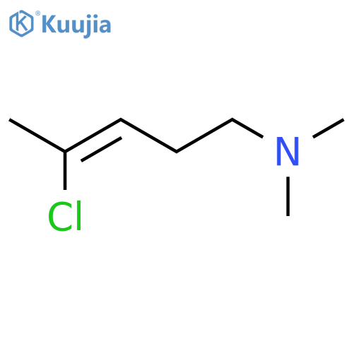 3-PENTEN-1-AMINE, 4-CHLORO-N,N-DIMETHYL- structure