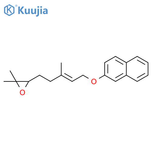 Oxirane, 2,2-dimethyl-3-[3-methyl-5-(2-naphthalenyloxy)-3-pentenyl]-, (E)- (9CI) structure