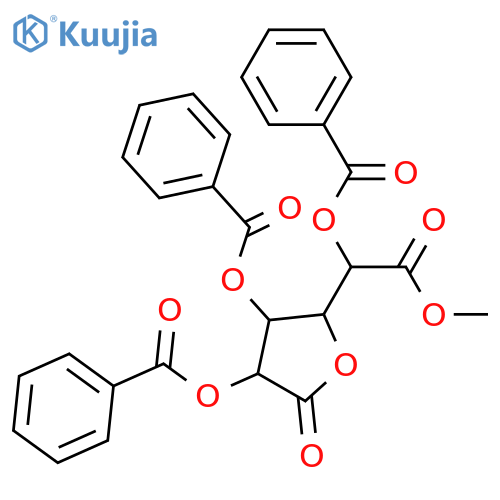 Allaric acid; D-form, 1,4-Lactone, 2,3,5-tribenzoyl, 6-Me ester structure