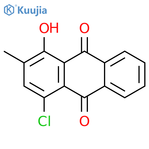 9,10-Anthracenedione, 4-chloro-1-hydroxy-2-methyl- structure