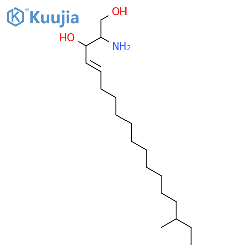 4-Octadecene-1,3-diol, 2-amino-16-methyl- structure