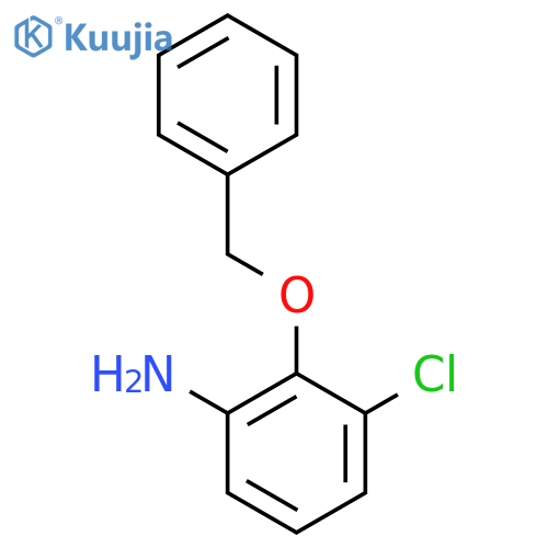 2-(Benzyloxy)-3-chloroaniline structure