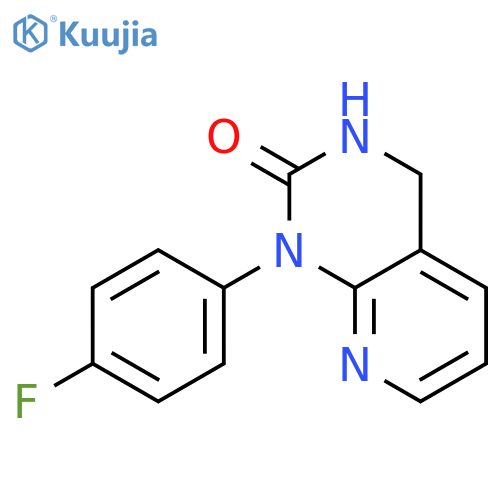 Pyrido[2,3-d]pyrimidin-2(1H)-one, 1-(4-fluorophenyl)-3,4-dihydro- structure